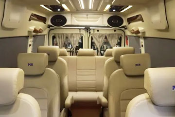 Maharaja 1x1 10+1 Seater Tempo Traveller Rental